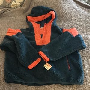 Free People Hit the Slopes Alpine Combo Fleece Jacket
